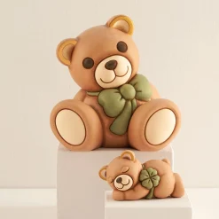 THUN Teddy con quadrifoglio, piccolo* Teddy|Figure In Ceramica