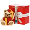 THUN Teddy giocherellone nel pacchetto e scatola in latta piccolo* Teddy|Addobbi Natalizi