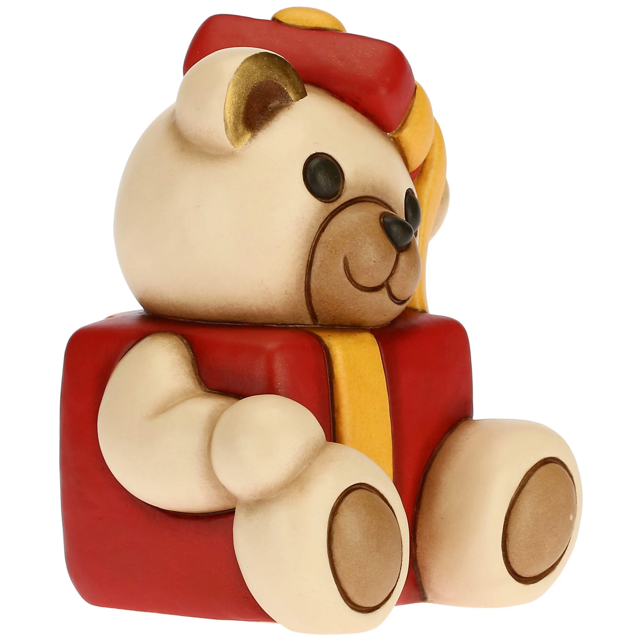 THUN Teddy giocherellone nel pacchetto e scatola in latta piccolo* Teddy|Addobbi Natalizi