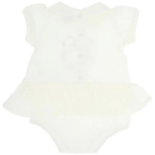 THUN Tutina Bimba a maniche corte color latte 3-6 mesi* Abbigliamento E Tessile