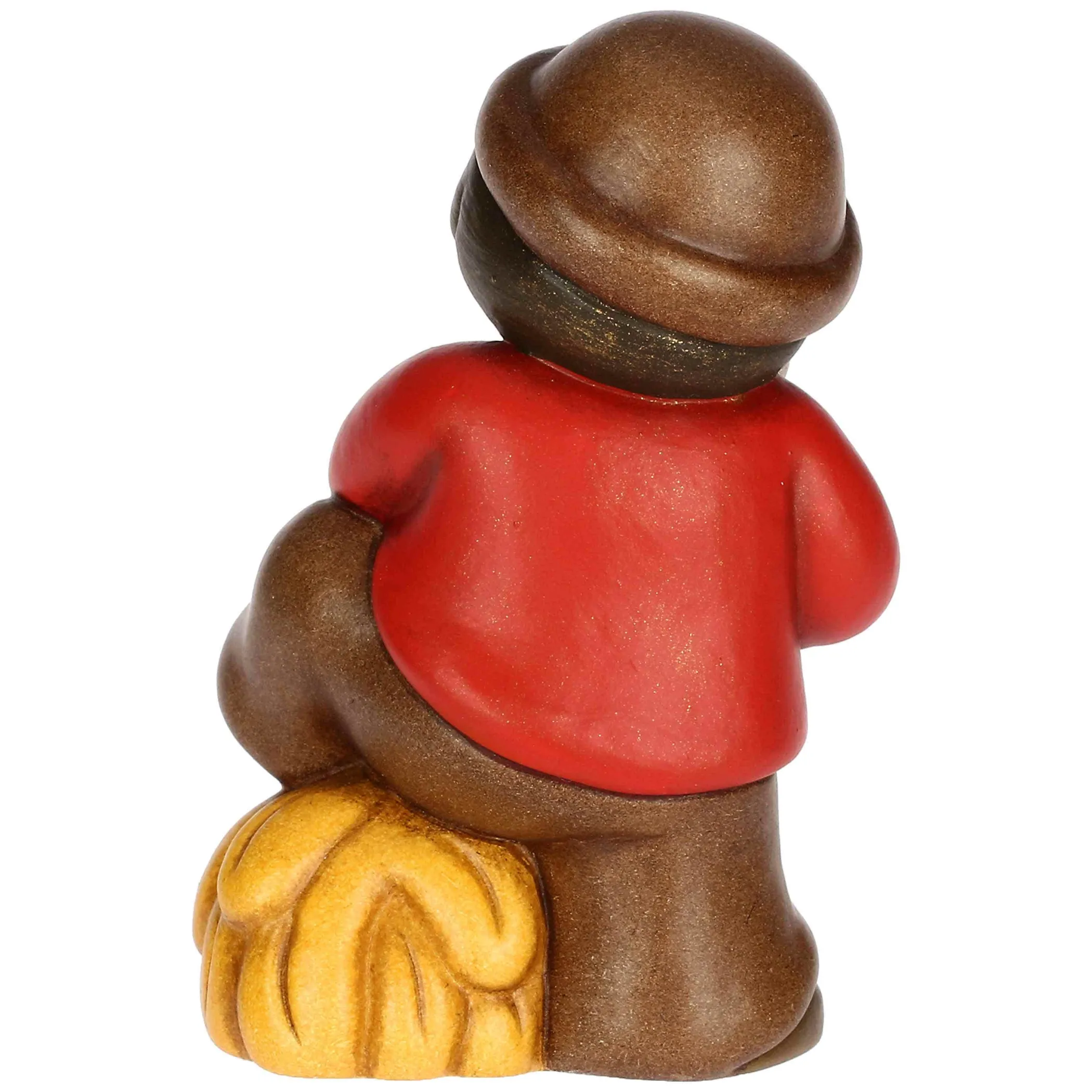 THUN Uomo con forcone e fieno in ceramica Presepe Classico* Presepe