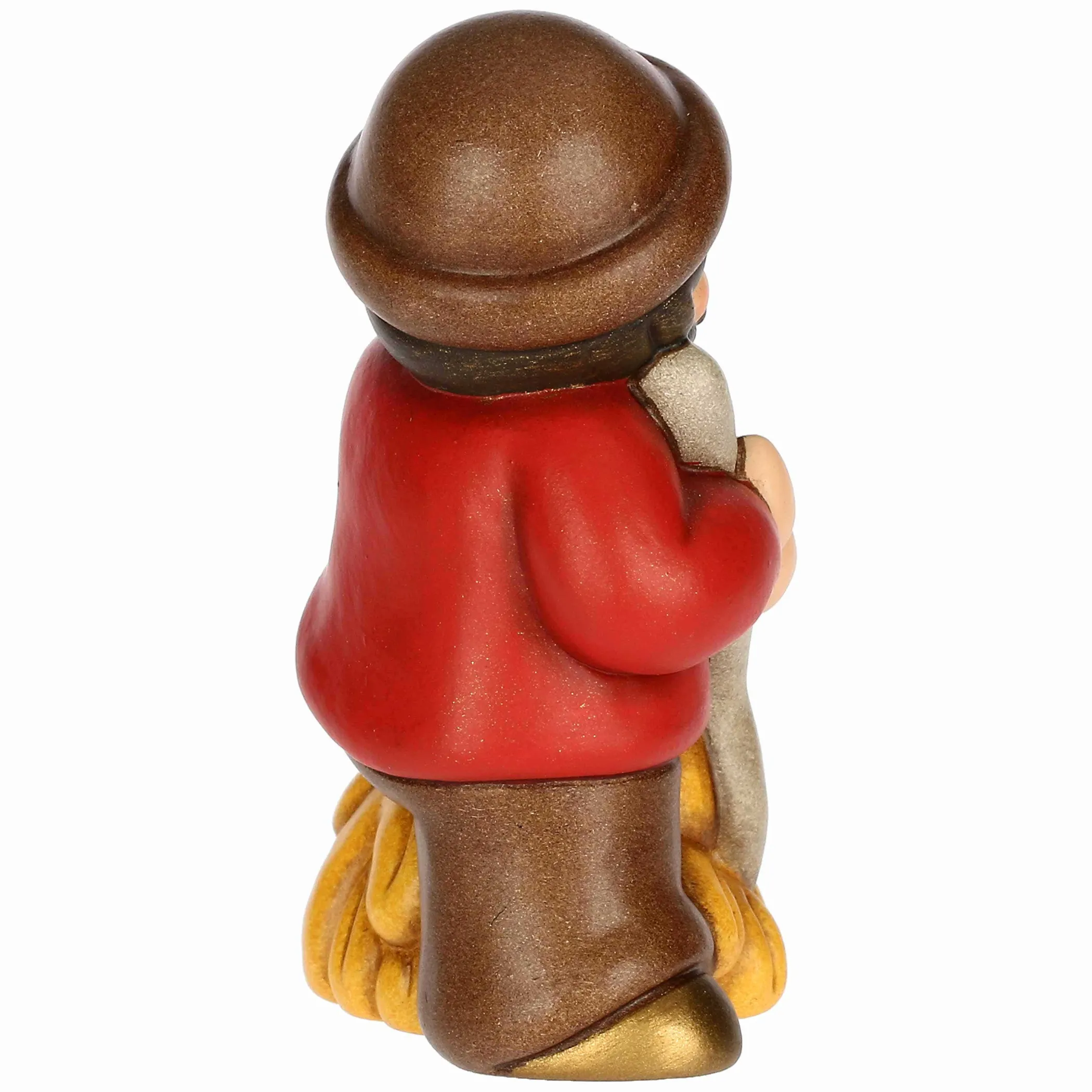 THUN Uomo con forcone e fieno in ceramica Presepe Classico* Presepe