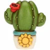 THUN Vasetto cactus con papavero, medio* Altri Oggetti Decorativi