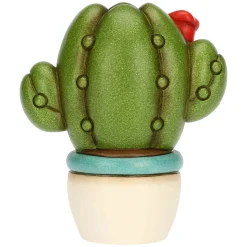 THUN Vasetto cactus con papavero, medio* Altri Oggetti Decorativi