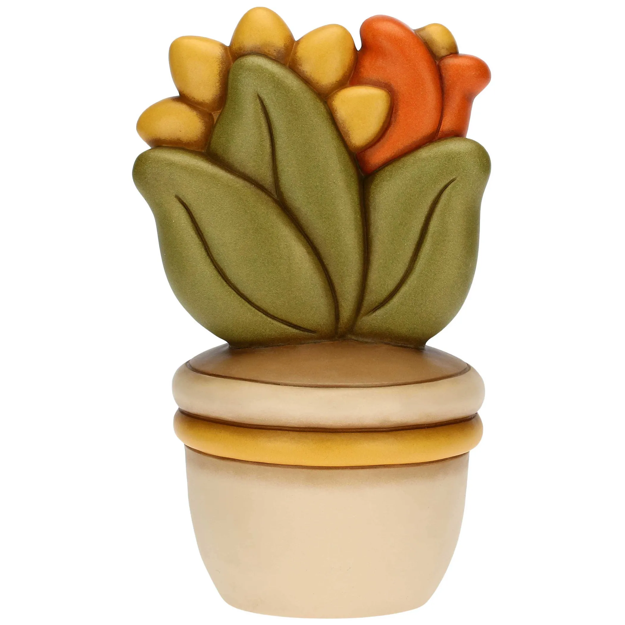 THUN Vasetto soprammobile con coccinella e fiori grande* Country|Vasi E Coprivasi