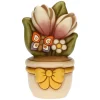 THUN Vasetto soprammobile con farfalla e fiori grande* Country|Vasi E Coprivasi