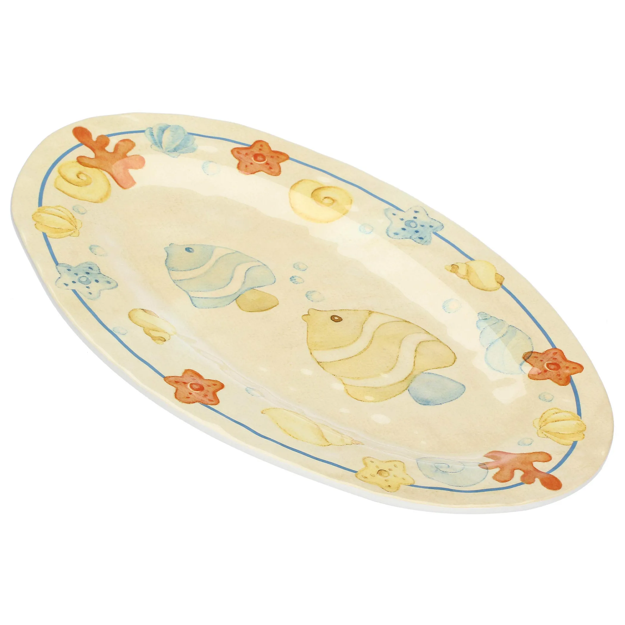 THUN Vassoio ovale in melamina Mare da amare* Altri Complementi Per La Tavola
